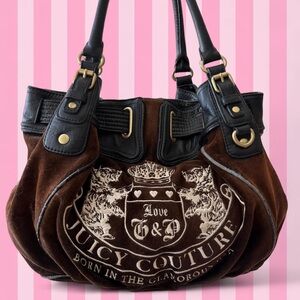 ✨ Vintage Y2K Juicy Couture Daydreamer Shoulder Bag with Scottie Dogs 🤎
